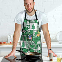 Norfolk Island Meri Krismas Apron Pacific Patchwork Xmas Vibes LT9 - Polynesian Pride