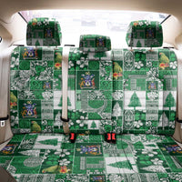 Norfolk Island Meri Krismas Back Car Seat Cover Pacific Patchwork Xmas Vibes - Polynesian Pride