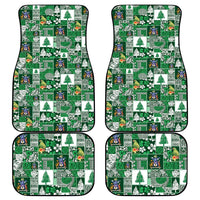 Norfolk Island Meri Krismas Car Mats Pacific Patchwork Xmas Vibes LT9 - Polynesian Pride