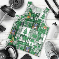 Norfolk Island Meri Krismas Men Tank Top Pacific Patchwork Xmas Vibes LT9 - Polynesian Pride
