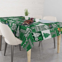 Norfolk Island Meri Krismas Tablecloth Pacific Patchwork Xmas Vibes LT9 - Polynesian Pride