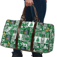 Norfolk Island Meri Krismas Travel Bag Pacific Patchwork Xmas Vibes - Polynesian Pride