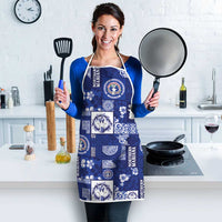 Northern Mariana Islands Magof Nochebuena Apron Pacific Patchwork Xmas Vibes LT9 - Polynesian Pride