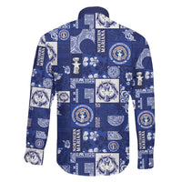 Northern Mariana Islands Magof Nochebuena Family Matching Mermaid Dress and Hawaiian Shirt Pacific Patchwork Xmas Vibes - Polynesian Pride