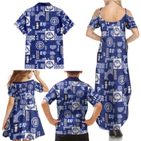 Northern Mariana Islands Magof Nochebuena Family Matching Summer Maxi Dress and Hawaiian Shirt Pacific Patchwork Xmas Vibes - Polynesian Pride