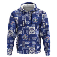 Northern Mariana Islands Magof Nochebuena Hoodie Pacific Patchwork Xmas Vibes - Polynesian Pride