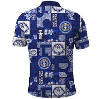 Northern Mariana Islands Magof Nochebuena Polo Shirt Pacific Patchwork Xmas Vibes LT9 - Polynesian Pride
