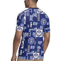 Northern Mariana Islands Magof Nochebuena Rugby Jersey Pacific Patchwork Xmas Vibes LT9 - Polynesian Pride