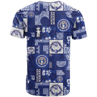 Northern Mariana Islands Magof Nochebuena T Shirt Pacific Patchwork Xmas Vibes LT9 - Polynesian Pride
