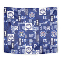 Northern Mariana Islands Magof Nochebuena Tapestry Pacific Patchwork Xmas Vibes LT9 - Polynesian Pride