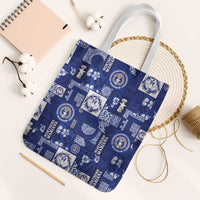 Northern Mariana Islands Magof Nochebuena Tote Bag Pacific Patchwork Xmas Vibes - Polynesian Pride