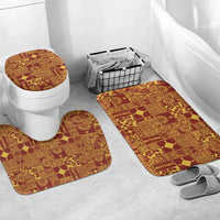 Rotuma Faiakse'ea 'e Kirisimasi Bathroom Set Pacific Patchwork Xmas Vibes - Polynesian Pride