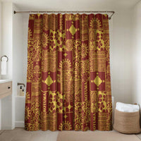 Rotuma Faiakse'ea 'e Kirisimasi Bathroom Set Pacific Patchwork Xmas Vibes - Polynesian Pride