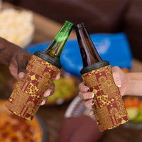 Rotuma Faiakse'ea 'e Kirisimasi 4 in 1 Can Cooler Tumbler Pacific Patchwork Xmas Vibes LT9 - Polynesian Pride