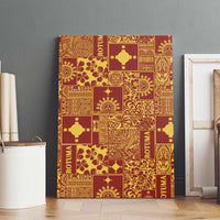 Rotuma Faiakse'ea 'e Kirisimasi Canvas Wall Art Pacific Patchwork Xmas Vibes LT9 - Polynesian Pride