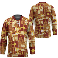 Rotuma Faiakse'ea 'e Kirisimasi Hockey Jersey Pacific Patchwork Xmas Vibes LT9 - Polynesian Pride