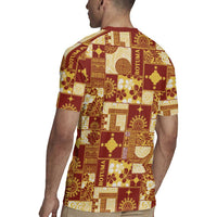 Rotuma Faiakse'ea 'e Kirisimasi Rugby Jersey Pacific Patchwork Xmas Vibes LT9 - Polynesian Pride