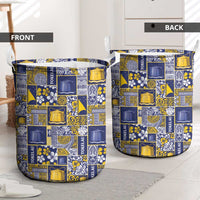 Tokelau Manuia te Kilihimahi Laundry Basket Pacific Patchwork Xmas Vibes LT9 - Polynesian Pride