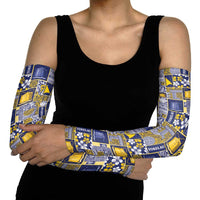 Tokelau Manuia te Kilihimahi Arm Sleeves Pacific Patchwork Xmas Vibes LT9 - Polynesian Pride