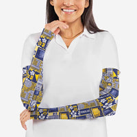 Tokelau Manuia te Kilihimahi Arm Sleeves Pacific Patchwork Xmas Vibes LT9 - Polynesian Pride