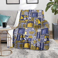 Tokelau Manuia te Kilihimahi Blanket Pacific Patchwork Xmas Vibes - Polynesian Pride