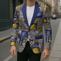 Tokelau Manuia te Kilihimahi Blazer Pacific Patchwork Xmas Vibes - Polynesian Pride