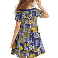 Tokelau Manuia te Kilihimahi Family Matching Mermaid Dress and Hawaiian Shirt Pacific Patchwork Xmas Vibes - Polynesian Pride