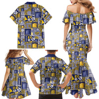 Tokelau Manuia te Kilihimahi Family Matching Mermaid Dress and Hawaiian Shirt Pacific Patchwork Xmas Vibes - Polynesian Pride