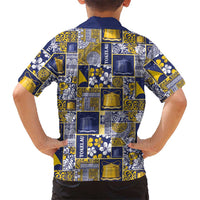 Tokelau Manuia te Kilihimahi Family Matching Tank Maxi Dress and Hawaiian Shirt Pacific Patchwork Xmas Vibes - Polynesian Pride