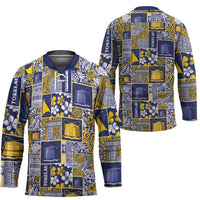 Tokelau Manuia te Kilihimahi Hockey Jersey Pacific Patchwork Xmas Vibes LT9 - Polynesian Pride
