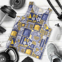 Tokelau Manuia te Kilihimahi Men Tank Top Pacific Patchwork Xmas Vibes LT9 - Polynesian Pride