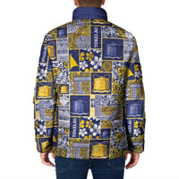 Tokelau Manuia te Kilihimahi Padded Jacket Pacific Patchwork Xmas Vibes LT9 - Polynesian Pride