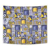 Tokelau Manuia te Kilihimahi Tapestry Pacific Patchwork Xmas Vibes - Polynesian Pride