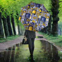 Tokelau Manuia te Kilihimahi Umbrella Pacific Patchwork Xmas Vibes LT9 - Polynesian Pride