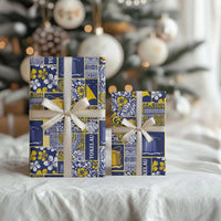 Tokelau Manuia te Kilihimahi Wrapping Paper Pacific Patchwork Xmas Vibes LT9 - Polynesian Pride