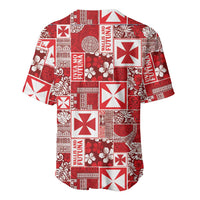 Wallis Et Futuna Kilisimasi Fiefia Baseball Jersey Pacific Patchwork Xmas Vibes LT9 - Polynesian Pride