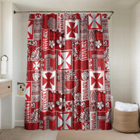 Wallis Et Futuna Kilisimasi Fiefia Bathroom Set Pacific Patchwork Xmas Vibes - Polynesian Pride