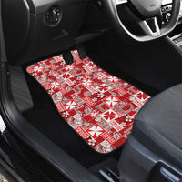 Wallis Et Futuna Kilisimasi Fiefia Car Mats Pacific Patchwork Xmas Vibes LT9 - Polynesian Pride