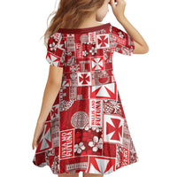 Wallis Et Futuna Kilisimasi Fiefia Family Matching Mermaid Dress and Hawaiian Shirt Pacific Patchwork Xmas Vibes - Polynesian Pride
