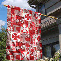 Wallis Et Futuna Kilisimasi Fiefia Garden Flag Pacific Patchwork Xmas Vibes - Polynesian Pride