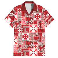 Wallis Et Futuna Kilisimasi Fiefia Hawaiian Shirt Pacific Patchwork Xmas Vibes LT9 Red - Polynesian Pride