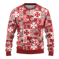 Wallis Et Futuna Kilisimasi Fiefia Ugly Christmas Sweater Pacific Patchwork Xmas Vibes LT9 - Polynesian Pride