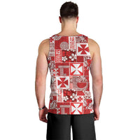 Wallis Et Futuna Kilisimasi Fiefia Men Tank Top Pacific Patchwork Xmas Vibes LT9 - Polynesian Pride