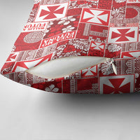 Wallis Et Futuna Kilisimasi Fiefia Pillow Cover Pacific Patchwork Xmas Vibes - Polynesian Pride