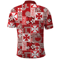 Wallis Et Futuna Kilisimasi Fiefia Polo Shirt Pacific Patchwork Xmas Vibes LT9 - Polynesian Pride