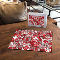 Wallis Et Futuna Kilisimasi Fiefia Puzzle Pacific Patchwork Xmas Vibes LT9 - Polynesian Pride
