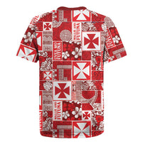 Wallis Et Futuna Kilisimasi Fiefia Rugby Jersey Pacific Patchwork Xmas Vibes LT9 - Polynesian Pride