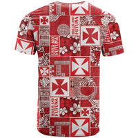 Wallis Et Futuna Kilisimasi Fiefia T Shirt Pacific Patchwork Xmas Vibes LT9 - Polynesian Pride