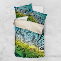 Personalised Aloha King Kamehameha Spirits Bedding Set Art Special LT9 US Twin 172cm x 218cm Art - Polynesian Pride