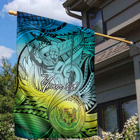 Personalised Aloha King Kamehameha Spirits Garden Flag Art Special LT9 - Polynesian Pride